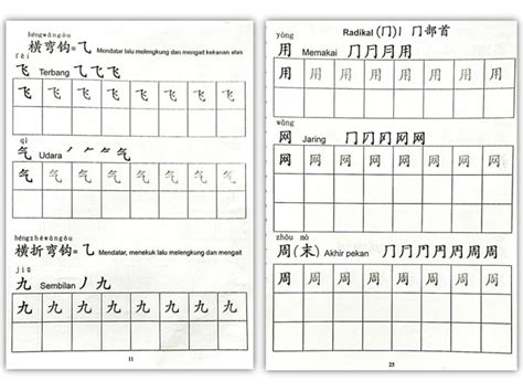 Belajar Menulis Mandarin - Bintangpusnas Edu - muktibox.com
