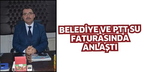 BELEDİYE VE PTT SU FATURASINDA ANLAŞTI Batman Haberleri, Batman .