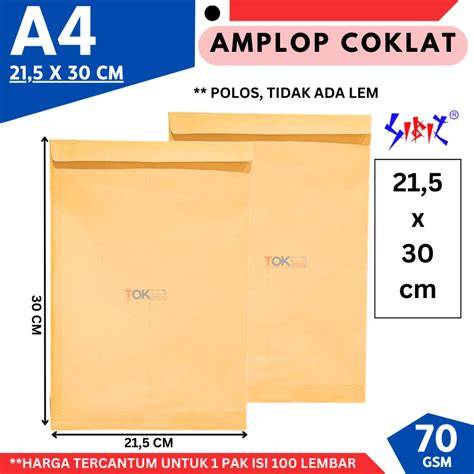 Beli amplop coklat a4 dan folio 100% Original - raincitystudios.com
