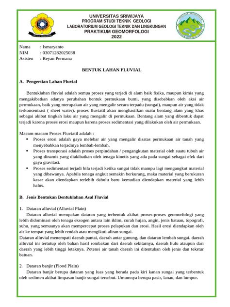 Bentuk Lahan Fluvial dan Prosesnya | PDF - Scribd - wintechmobiles.com