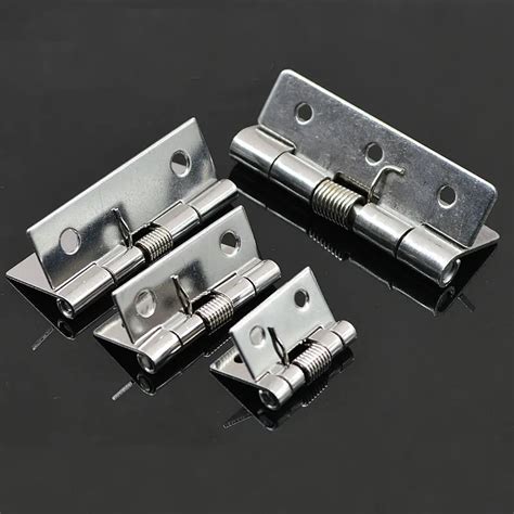 BESPORTBLE 10pcs Spring Door Hinge Spring Hinge Stainless