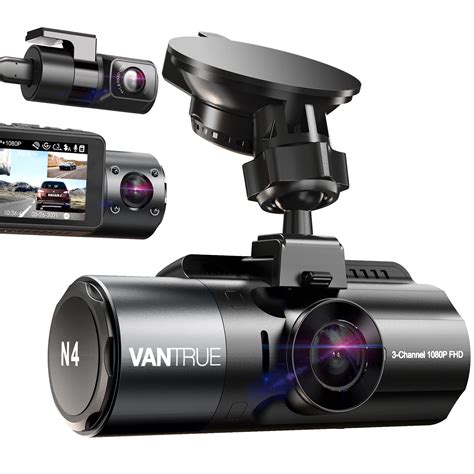 BEST 3 Channel Camera Dashcam (Front + Rear + Cabin) VANTRUE …