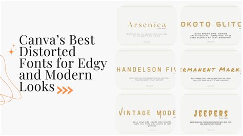 Best Distorted Fonts in Canva - muktibox.com