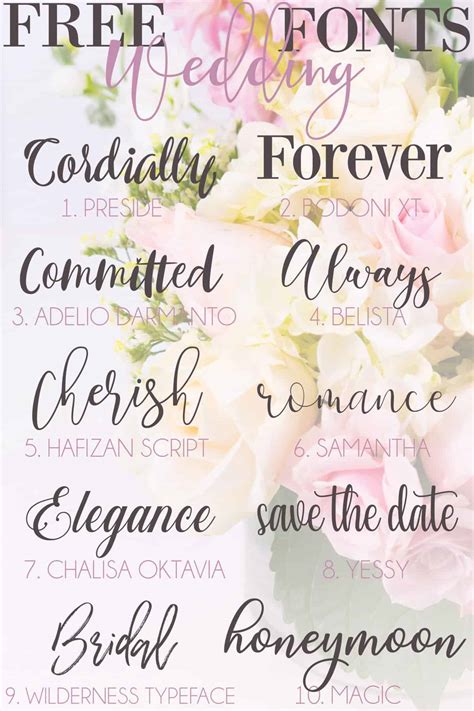 BEST FREE WEDDING FONTS - Behance - muktibox.com