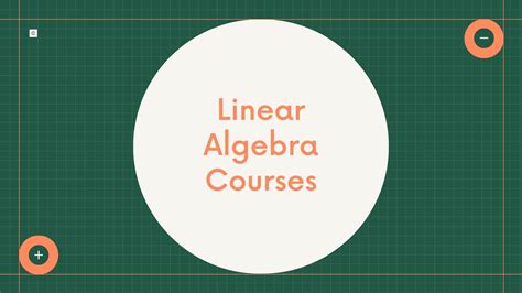 Best Linear Algebra Courses & Certificates [2026] - wintechmobiles.com