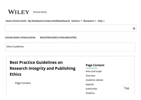 Best Practice Guidelines on Publishing Ethics | Wiley - muktibox.com