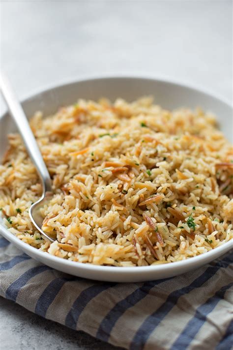 BEST Rice Pilaf Recipe {+VIDEO} LifeMadeSimpleBakes