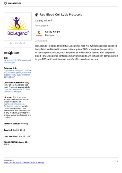 BestProtocols: Red Blood Cell Lysis Protocols Using eBioscience Lysis ... - wintechmobiles.com