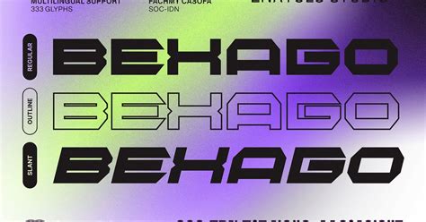 Bexago - Geometric Futuristic Font - muktibox.com