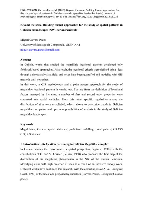 Beyond the scale. Building formal approaches for the study of spatial ... - wintechmobiles.com