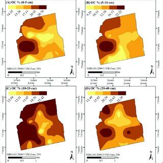 BG - Spatial distribution of soil organic carbon stocks in France