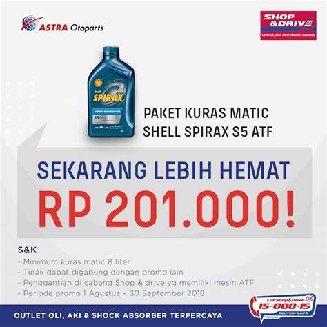 Biaya Kuras Oli Matic di Shop and Drive - News Otomotif - raincitystudios.com