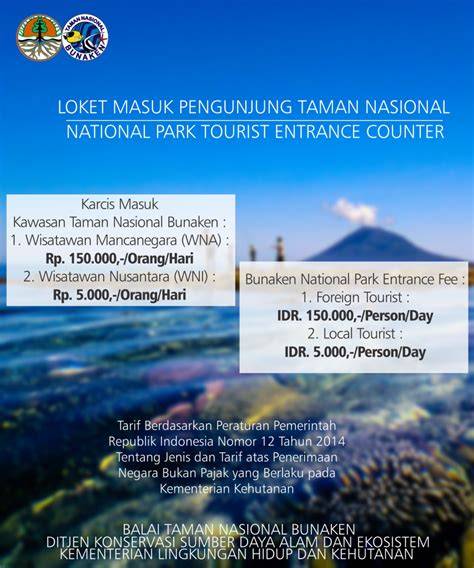 Biaya Masuk Taman Nasional Bunaken - Ambisius Wiki - raincitystudios.com