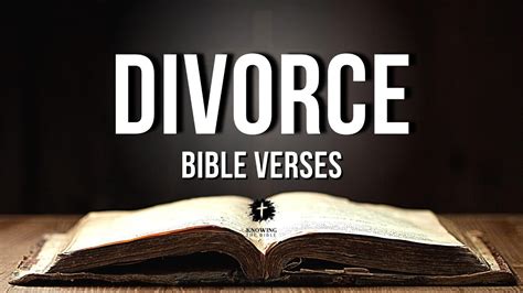 BIBLE VERSES ABOUT DIVORCE BY KJV BOOK ORDER