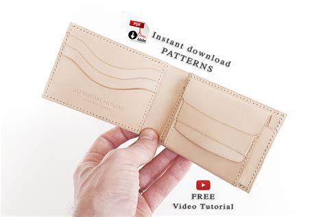 BIFOLD WALLET II PDF patterns + video tutorial AM leathercraft