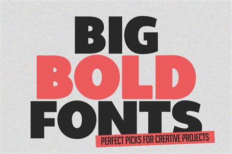 Big Bold Fonts: Free & Premium Fonts - GDJ - muktibox.com