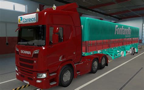 BIG LIGHTBOX SCANIA R AND S 2016 CORREIOS 1.43 - ETS2 mods Euro truck …