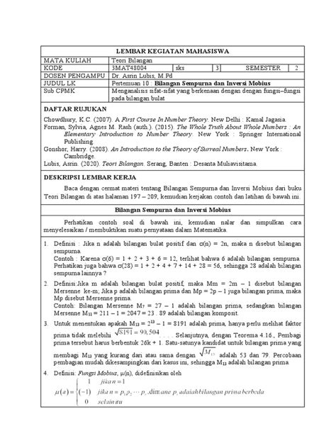 Bilangan LKM10 | PDF - Scribd - wintechmobiles.com