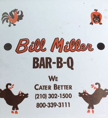 BILL MILLER BAR-B-Q, San Antonio - 11842 Perrin …