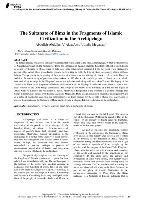 Bima Sultanate Explained - wintechmobiles.com