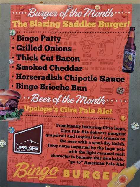 BINGO BURGER, Pueblo - Menu, Prices & Restaurant …