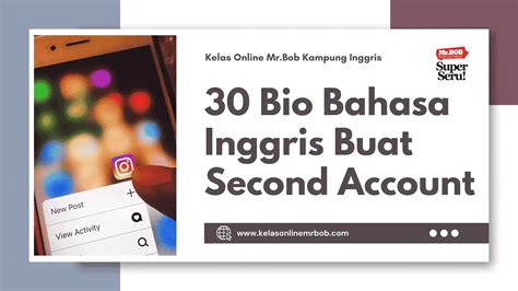 Bio Buat Second Account - wintechmobiles.com
