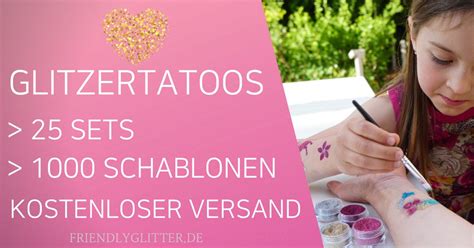 BIO Glitzertattoos! kostenloser Versand in Deutschland – …