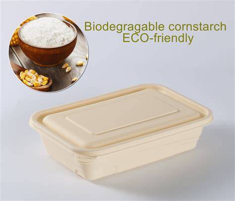 Biodegradable corn starch food container - raincitystudios.com
