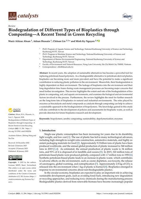 Biodegradation of Different Types of Bioplastics through … - wintechmobiles.com
