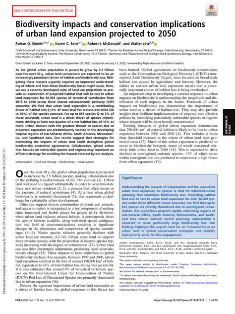 Biodiversity impacts and conservation implications of … - raincitystudios.com