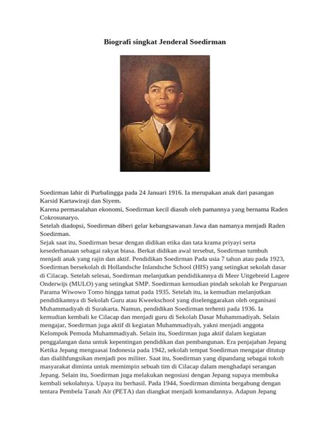 Biografi Soedirman - wintechmobiles.com