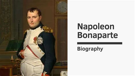 Biography of Napoleon Bonaparte - wintechmobiles.com