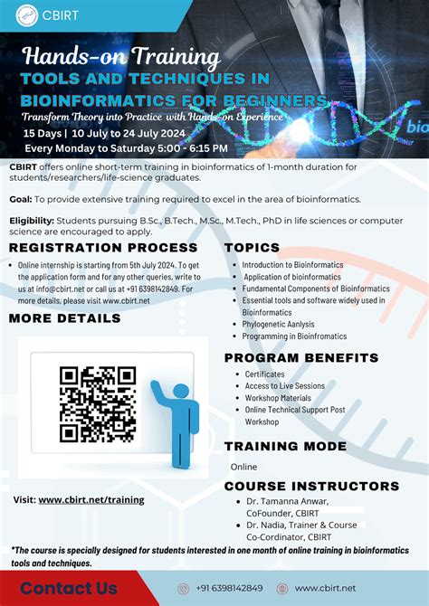 Bioinformatics Training Programs by CBIRT - wintechmobiles.com