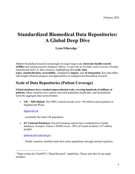 Biomedical Data Repositories and Knowledgebases - coolestguyplanet.net