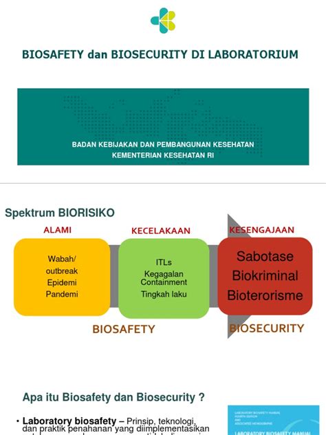 Biosafety Dan Biosecurity Untuk Fasilitas Laboratorium - coolestguyplanet.net
