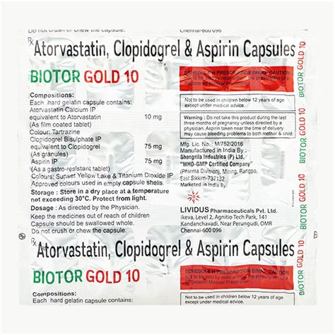 BIOTOR GOLD 20 Capsule 10