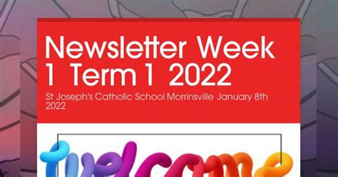 BIS Newsletter Week 1, Term 1 - Smore