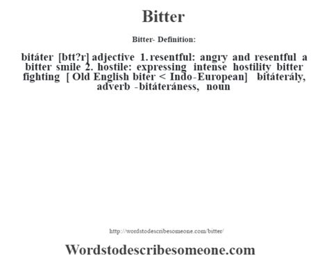 BITTER Meaning in Tamil - tr-ex.me