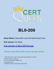 BL0-200 Certification Training