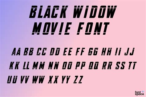 BLACK WIDOW Font Generator