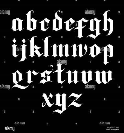 Blackletter / Gothic Lettering - Design History - muktibox.com