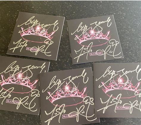 BLACKPINK Autographed Hand Signed THE ALBUM Original Star …