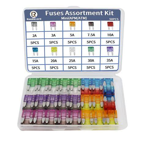 Blade Fuses Mini | Assortment Box Of 100 - HTS Spares - raincitystudios.com