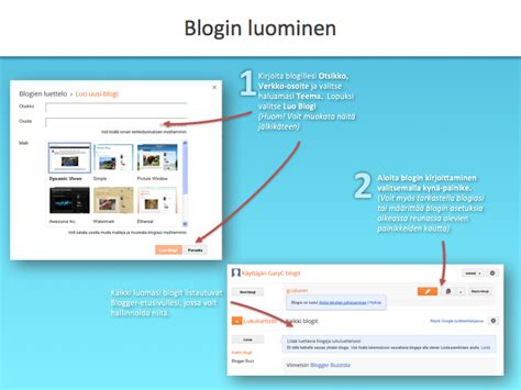 Blogin luominen - Blogger Ohjeet - Google Help - wintechmobiles.com