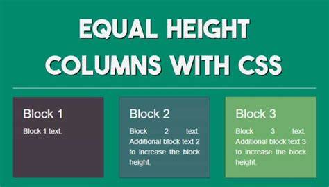Blogs And Pods/Hubert/Equal Height Columns With Css - raincitystudios.com