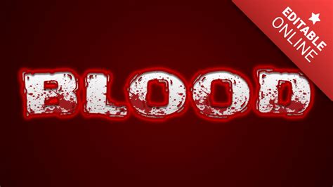 Blood Font Generator & Text Effects - TextStudio - muktibox.com