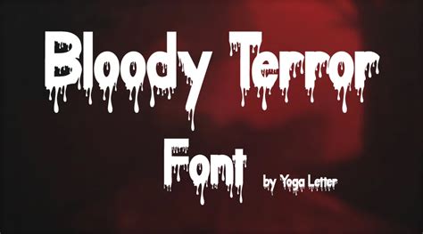 Blood Fonts Free Download - muktibox.com