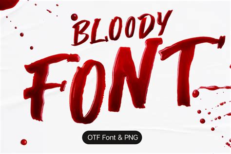 Bloody Font - muktibox.com
