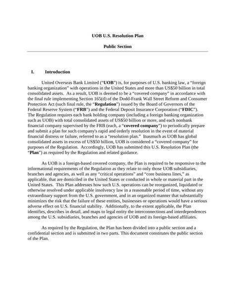 BMO Financial Group U.S. Resolution Plan 165(d) PUBLIC …