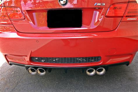 BMW E92 E93 M3 V Style Carbon Fiber Diffuser – POM …